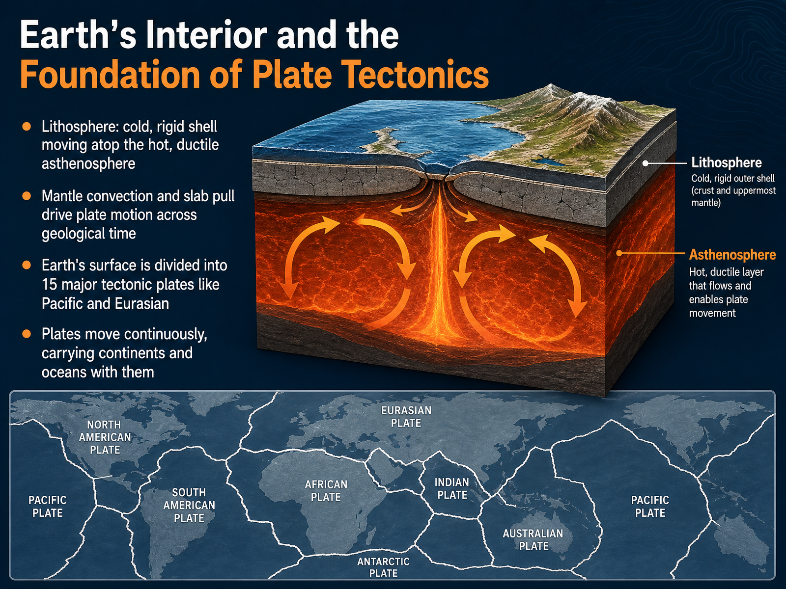 Earth's Interior and the Foundation of Plate Tectonics