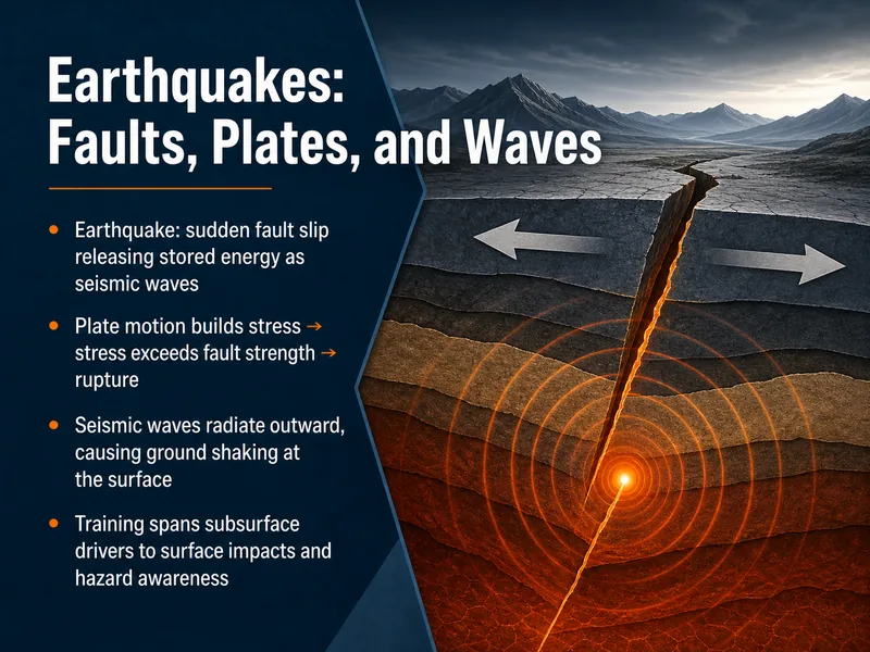 Earthquakes: Faults, Plates, and Waves — digital-human course