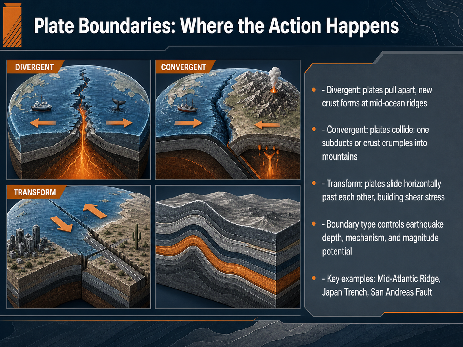 Plate Boundaries: Where the Action Happens