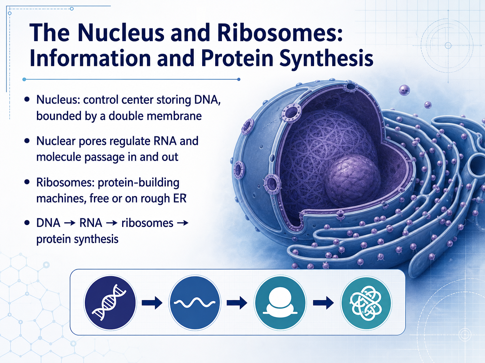 The Nucleus and Ribosomes: Information and Protein Synthesis