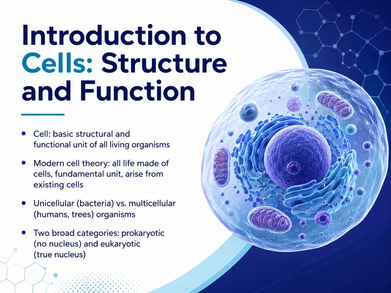 Cell Structure and Function — digital-human course