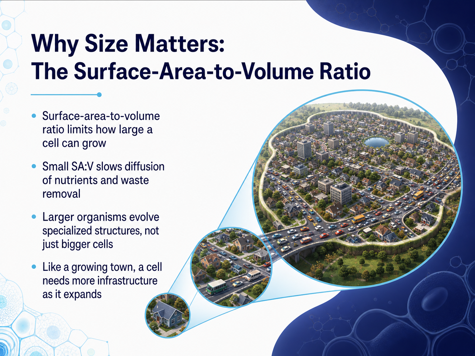 Why Size Matters: The Surface-Area-to-Volume Ratio