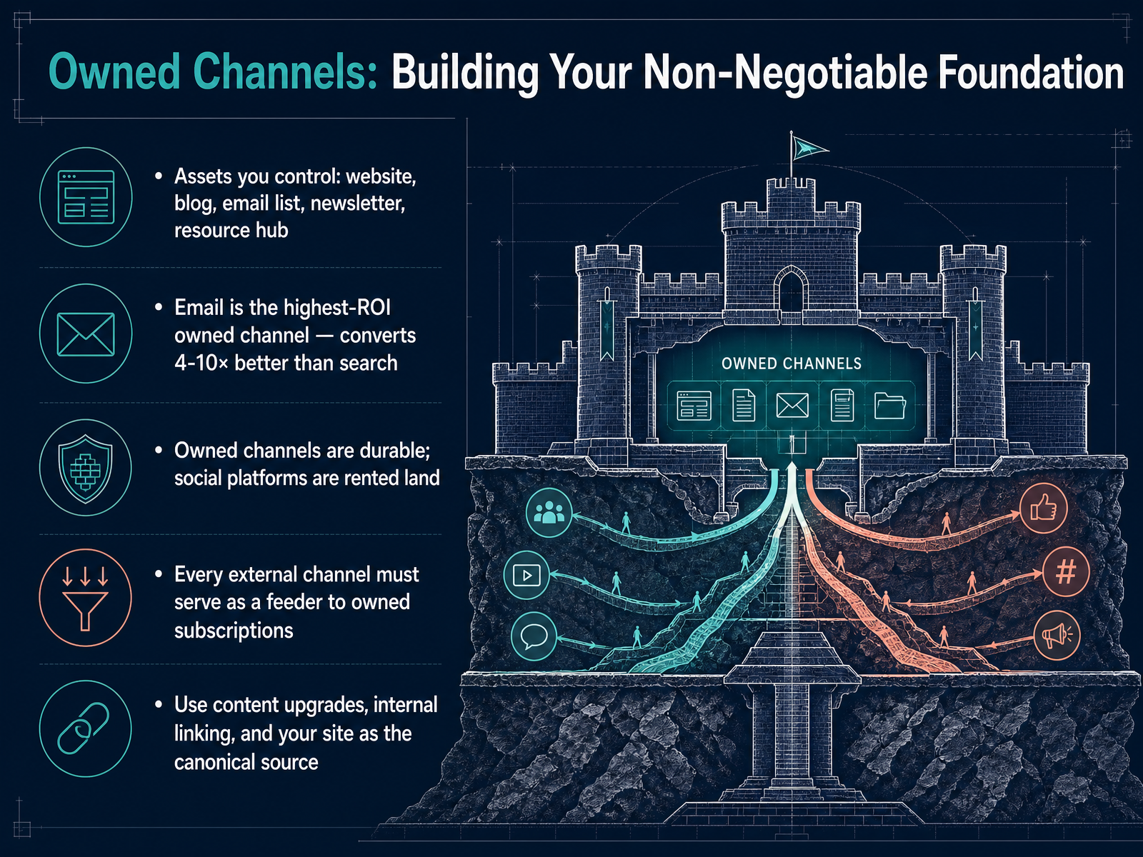 Owned Channels: Building Your Non-Negotiable Foundation