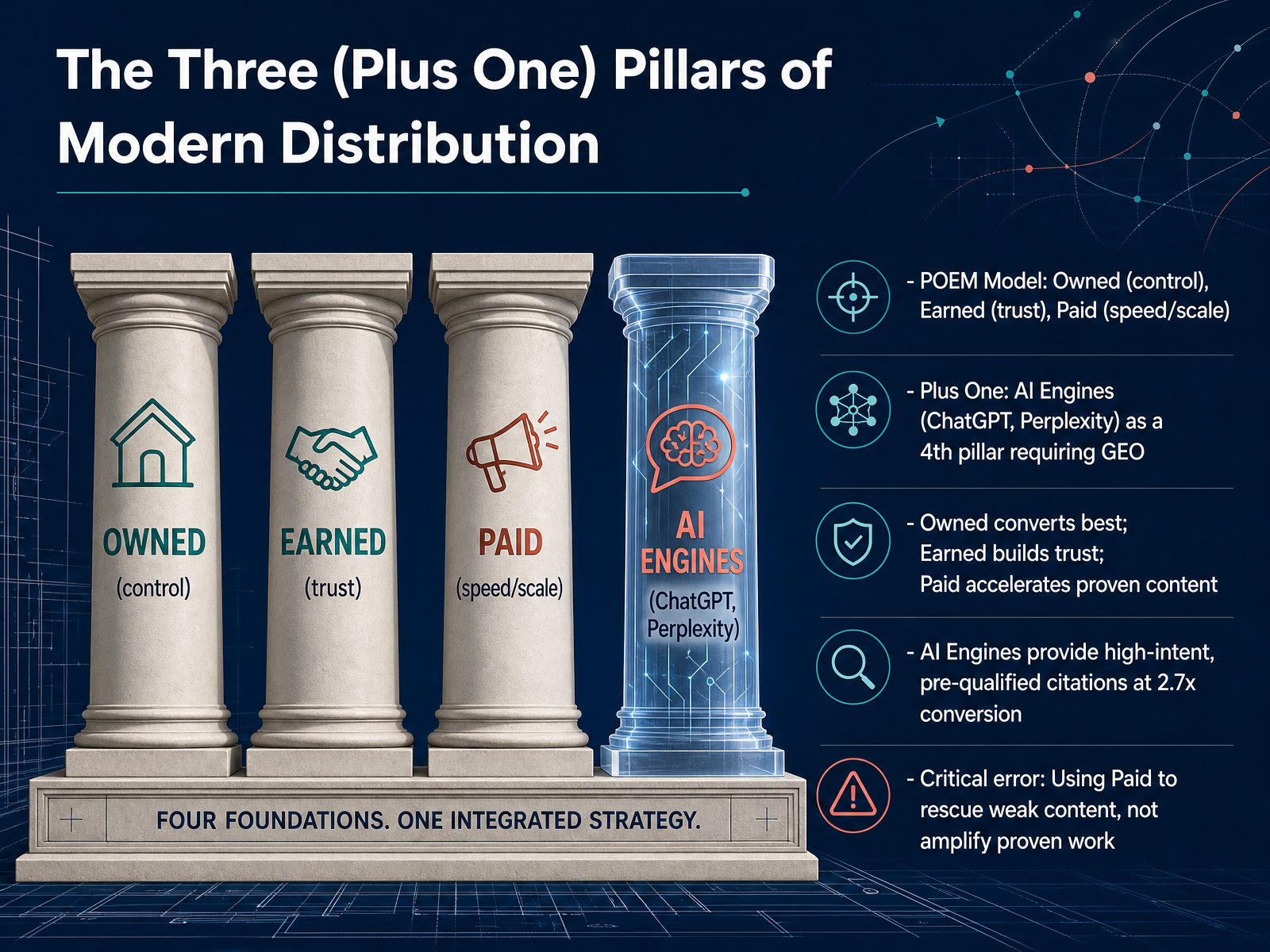 The Three (Plus One) Pillars of Modern Distribution