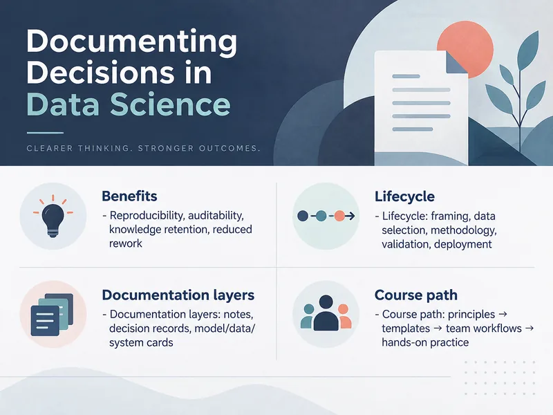 Documenting Data Science Decisions — digital-human course