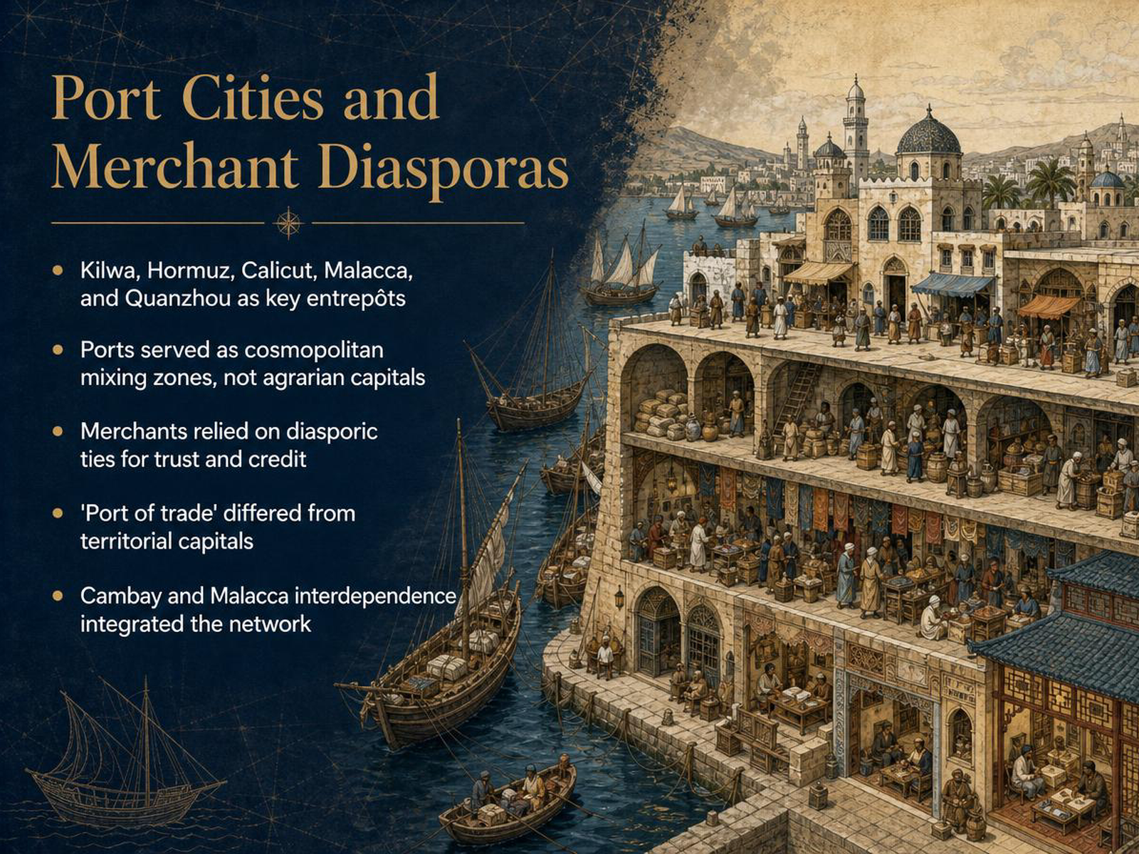 Port Cities and Merchant Diasporas