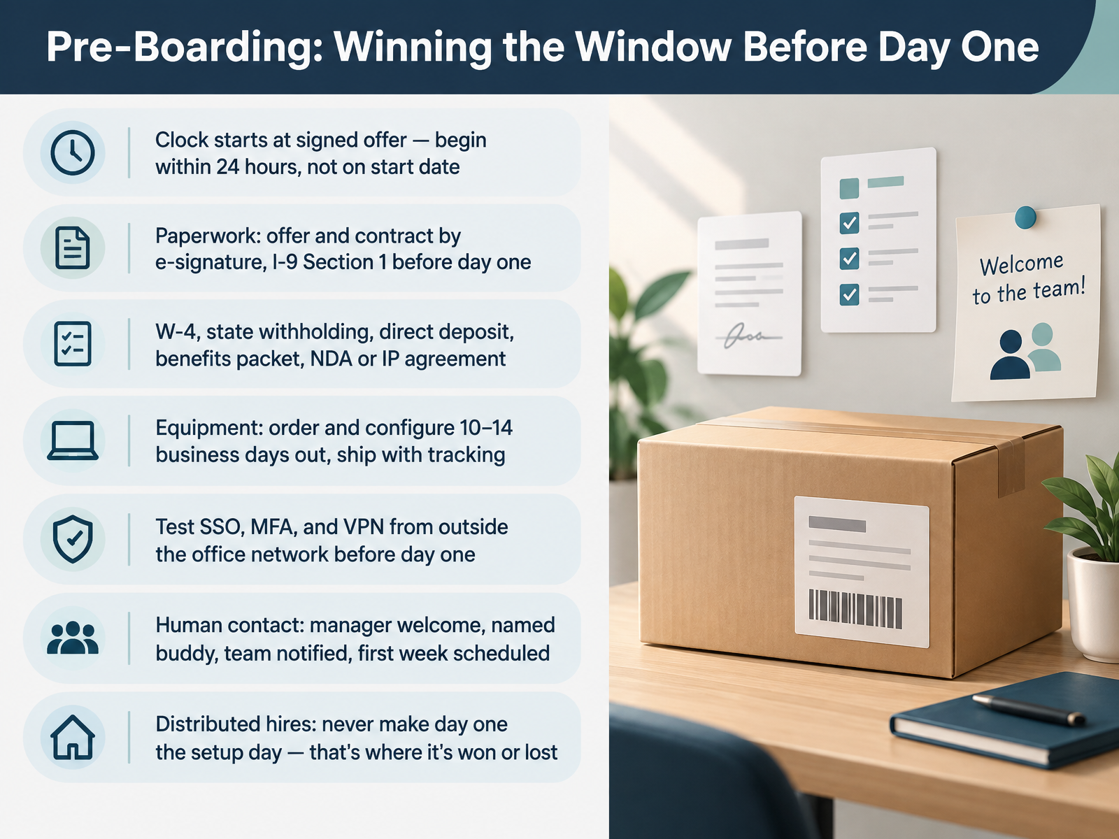 Pre-Boarding: Winning the Window Before Day One
