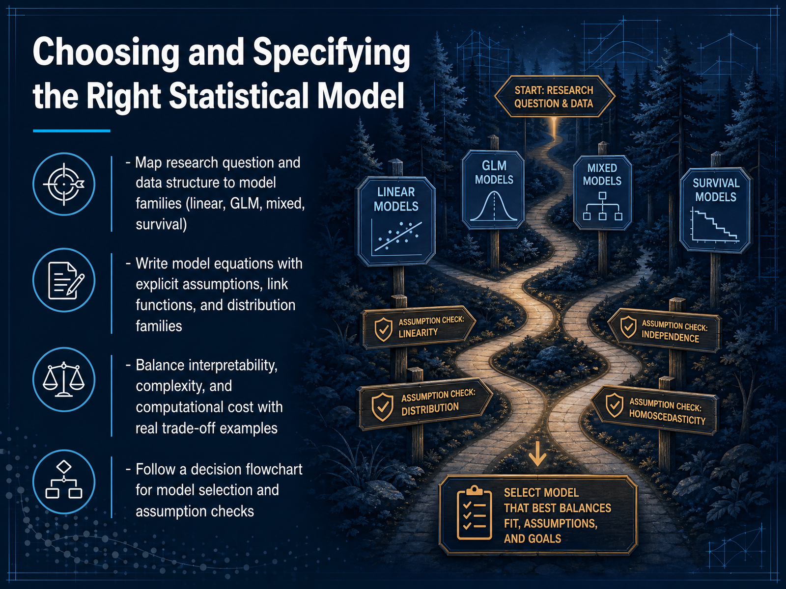 Choosing and Specifying the Right Statistical Model