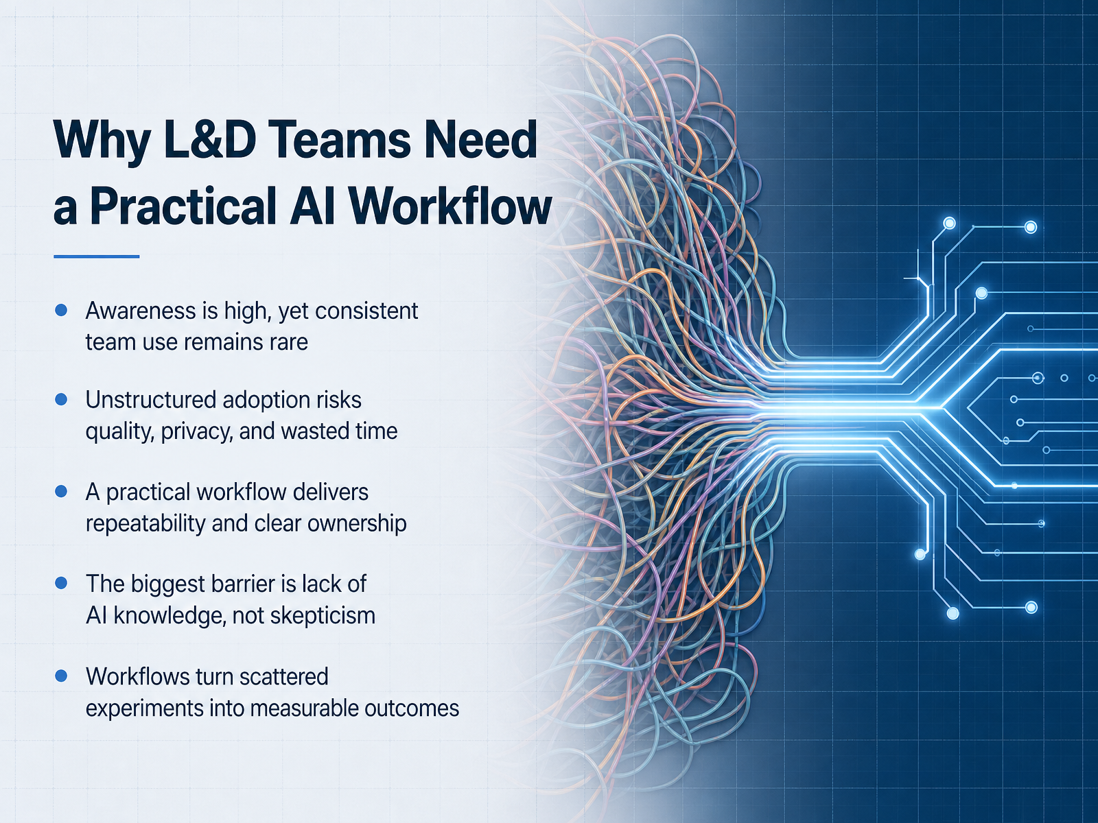 Why L&D Teams Need a Practical AI Workflow
