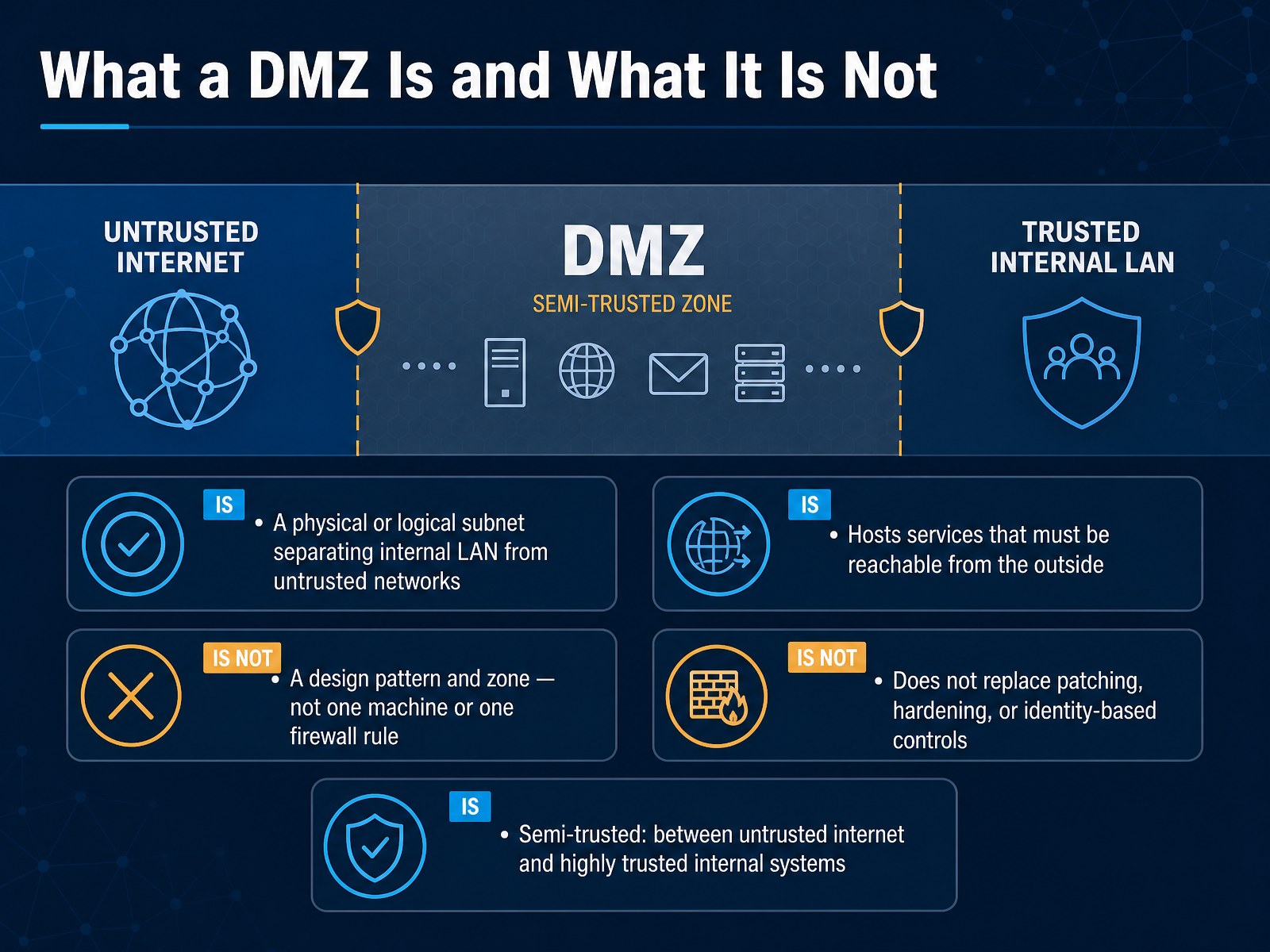 What a DMZ Is and What It Is Not