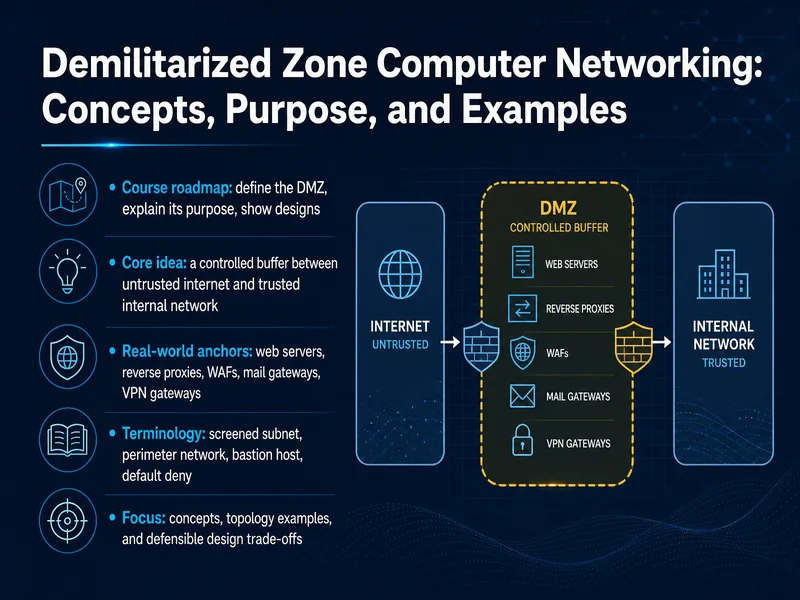 DMZ Networking: Concepts, Purpose, Examples — digital-human course
