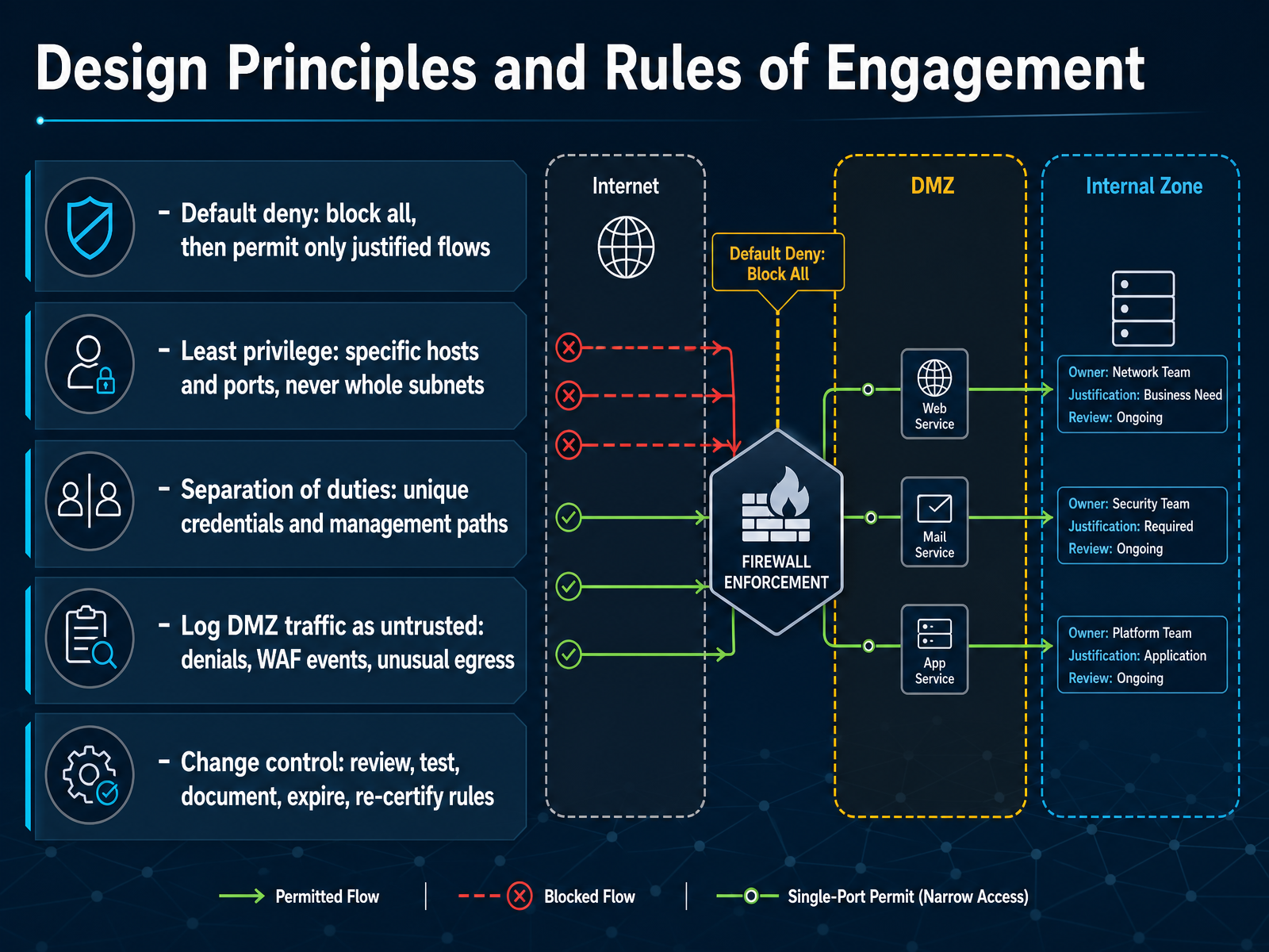 Design Principles and Rules of Engagement