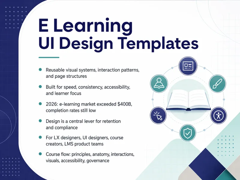 E-Learning UI Design Templates — digital-human course