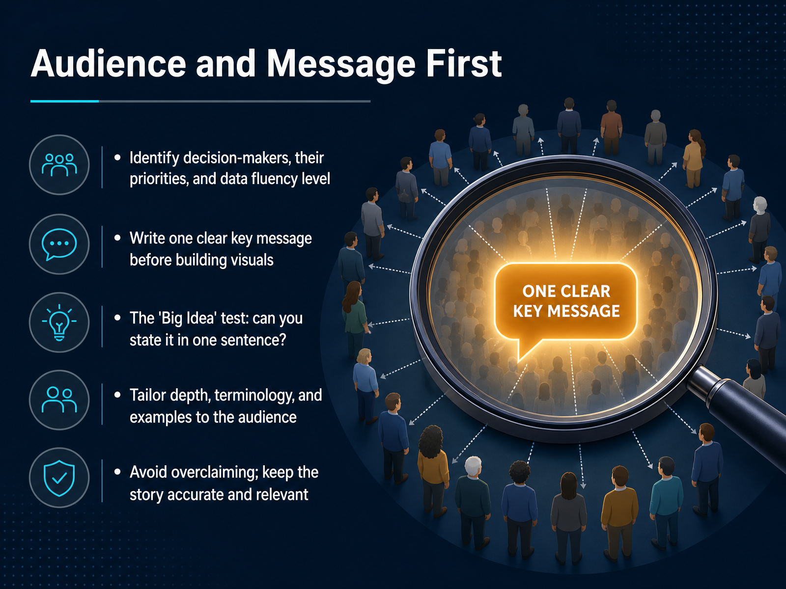 Audience and Message First