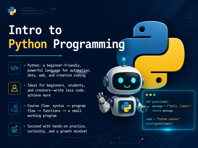 Intro to Python Programming — digital-human course