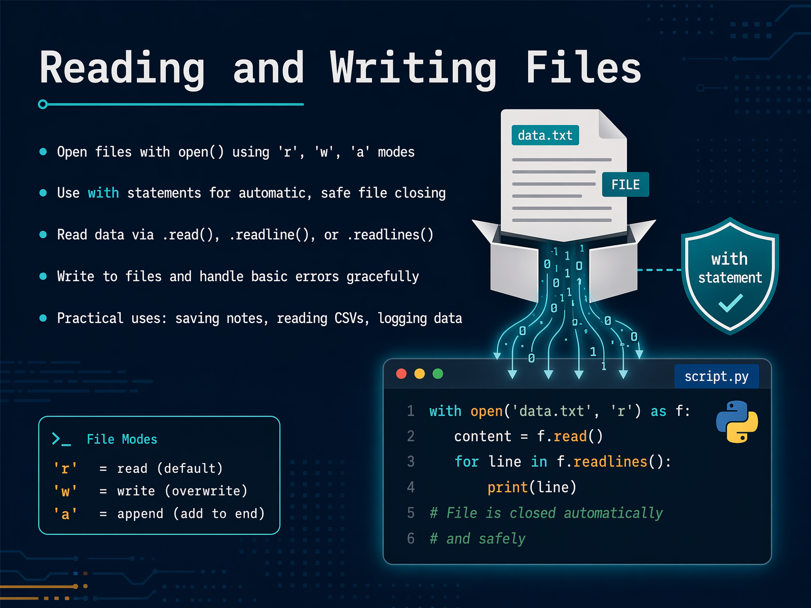 Reading and Writing Files