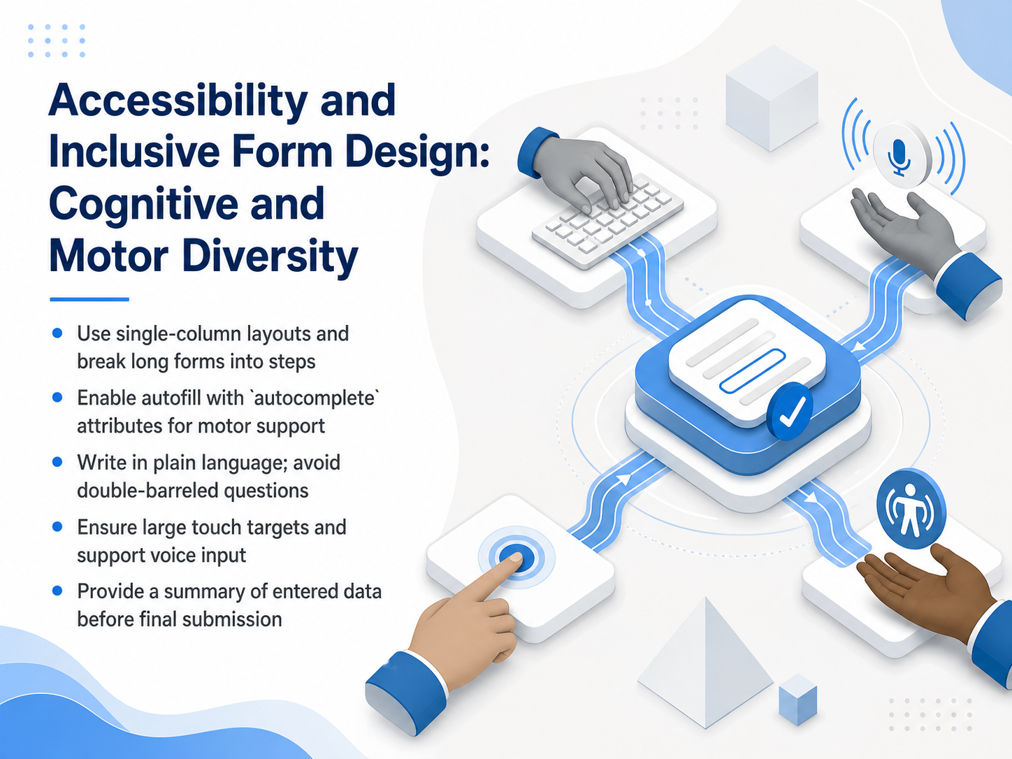 Accessibility and Inclusive Form Design: Cognitive and Motor Diversity