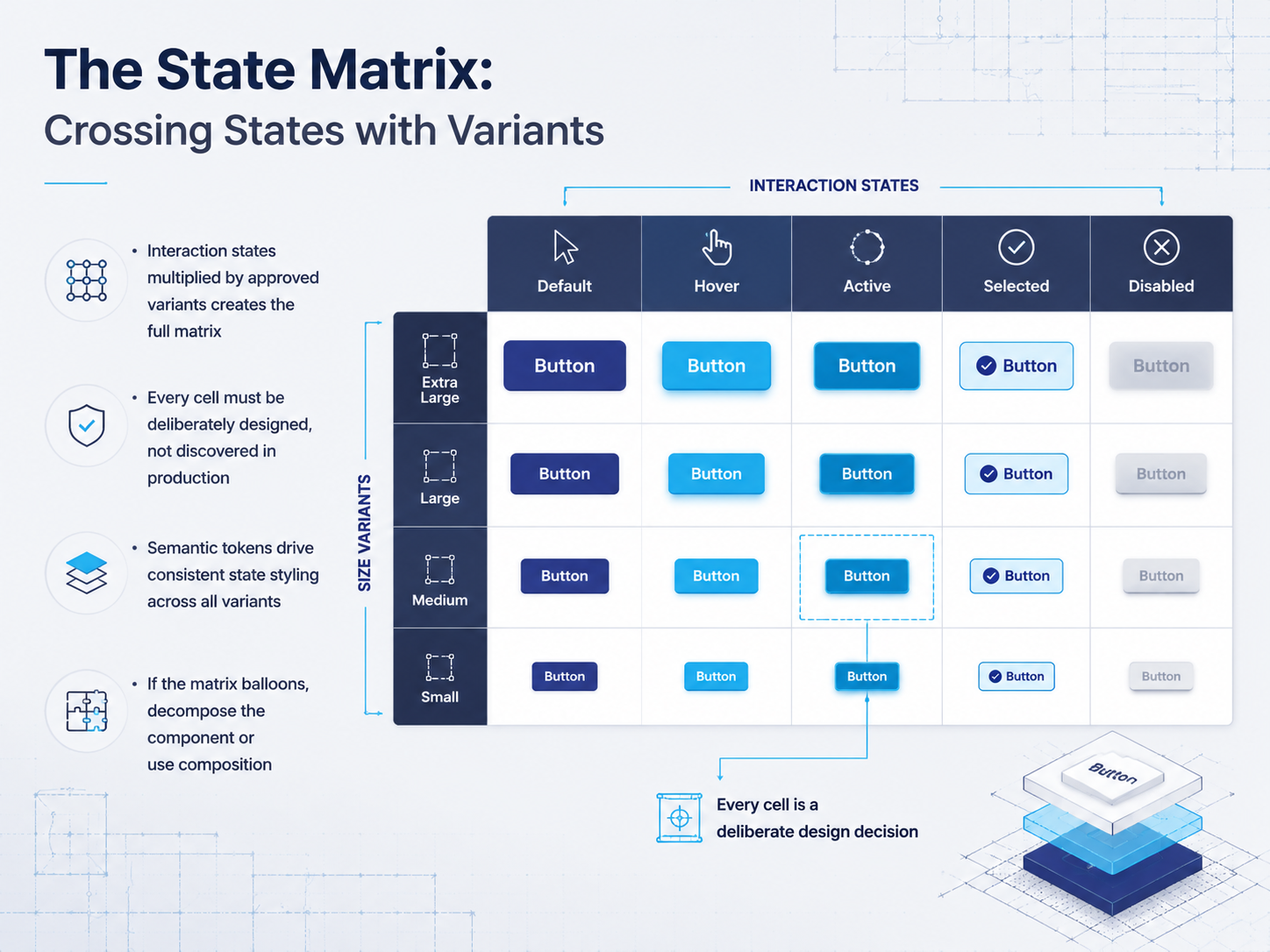 The State Matrix: Crossing States with Variants