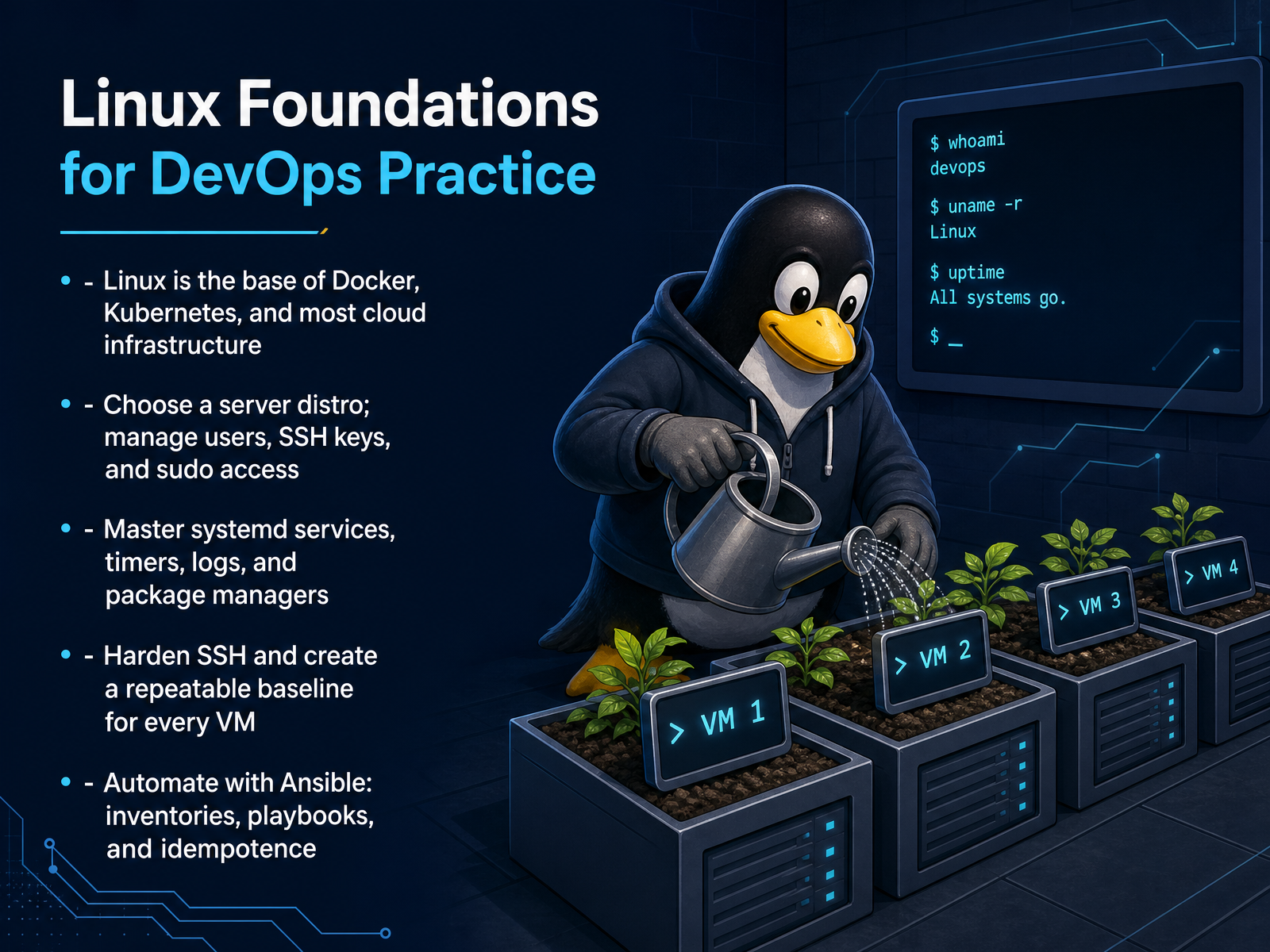 Linux Foundations for DevOps Practice