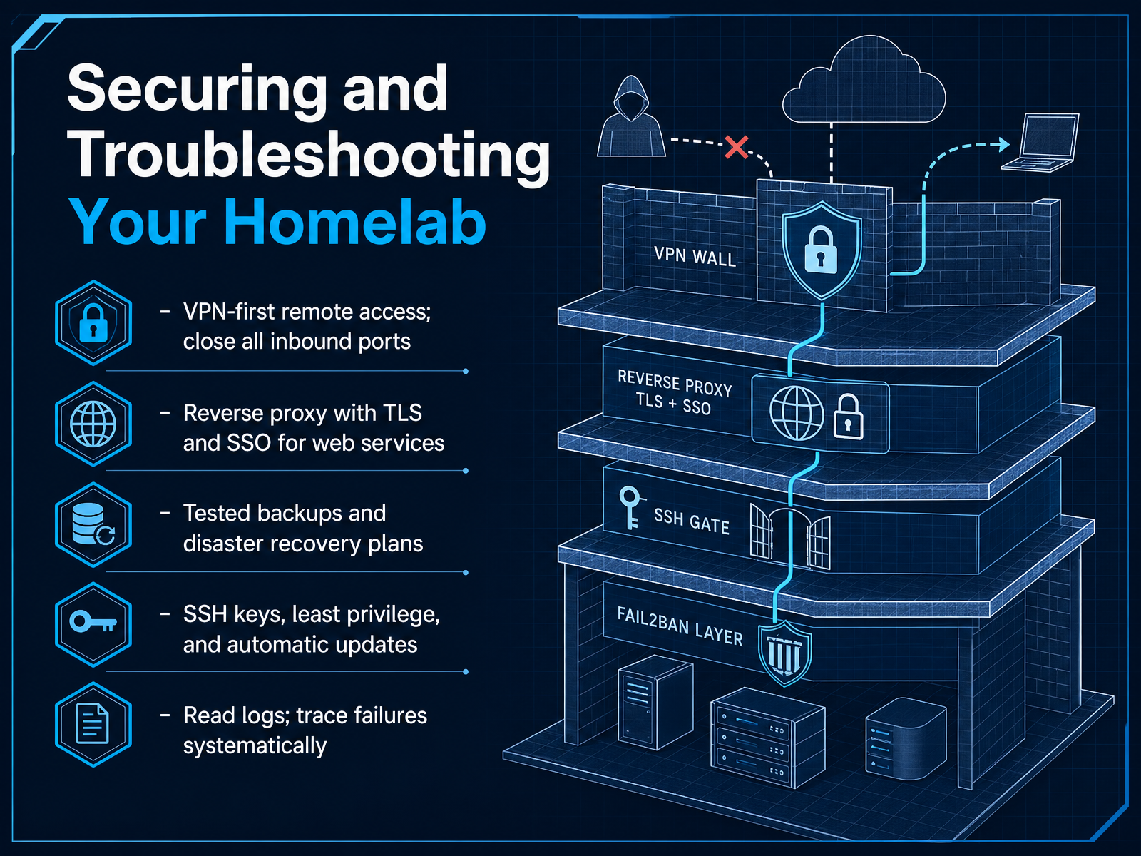 Securing and Troubleshooting Your Homelab