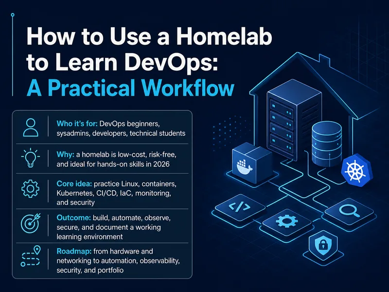 Homelab DevOps Learning Workflow — digital-human course