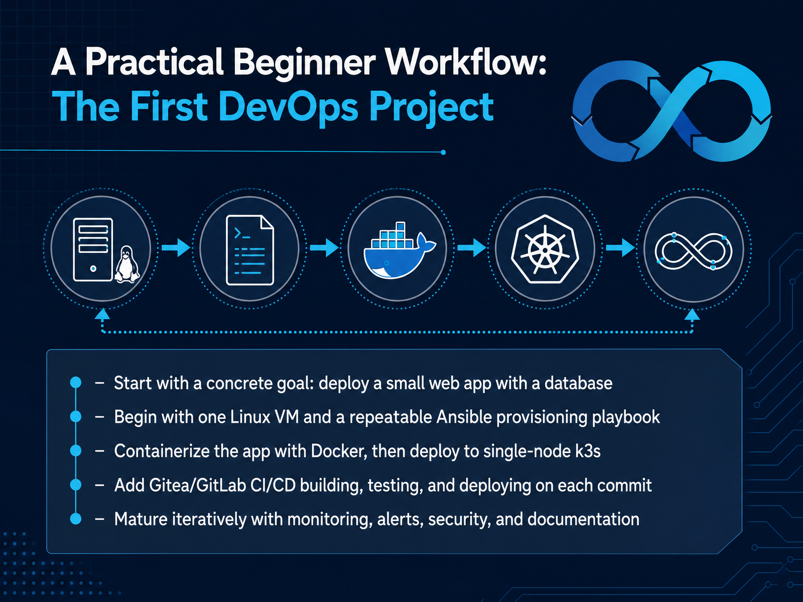A Practical Beginner Workflow: The First DevOps Project