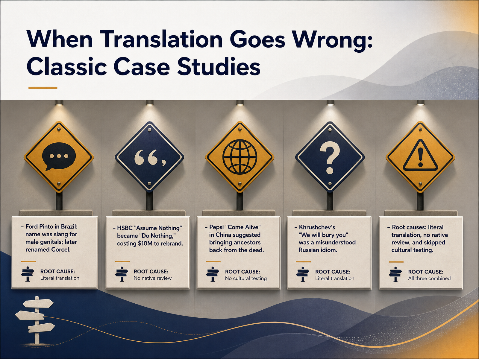 When Translation Goes Wrong: Classic Case Studies