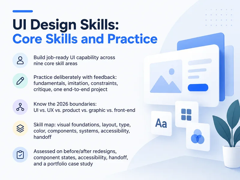UI Design Core Skills — digital-human course