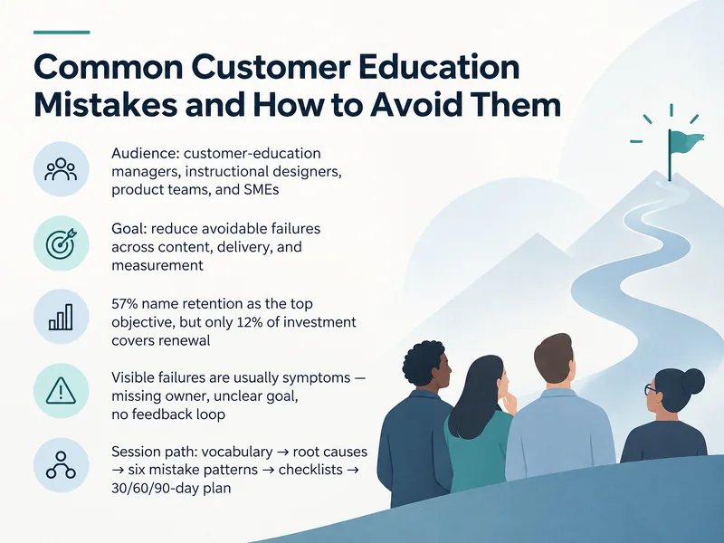 Avoiding Common Customer Education Mistakes — digital-human course