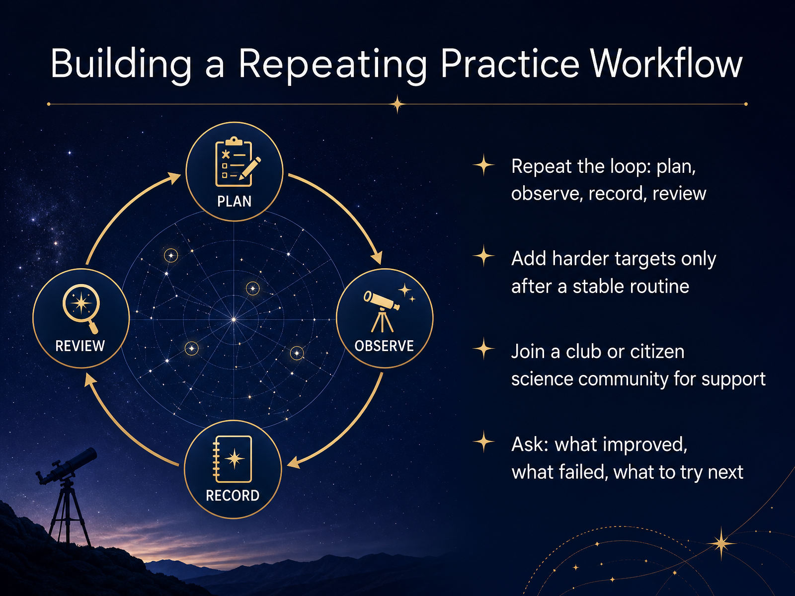 Building a Repeating Practice Workflow