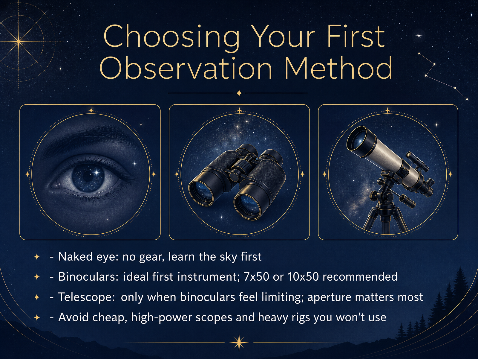 Choosing Your First Observation Method
