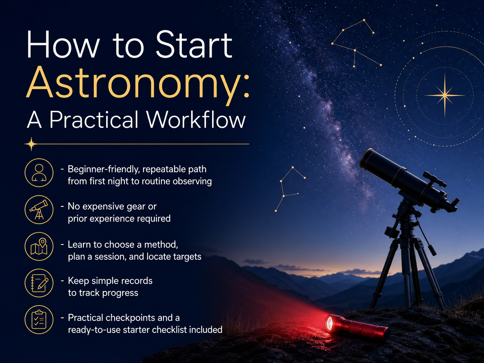 Astronomy Starter Workflow
