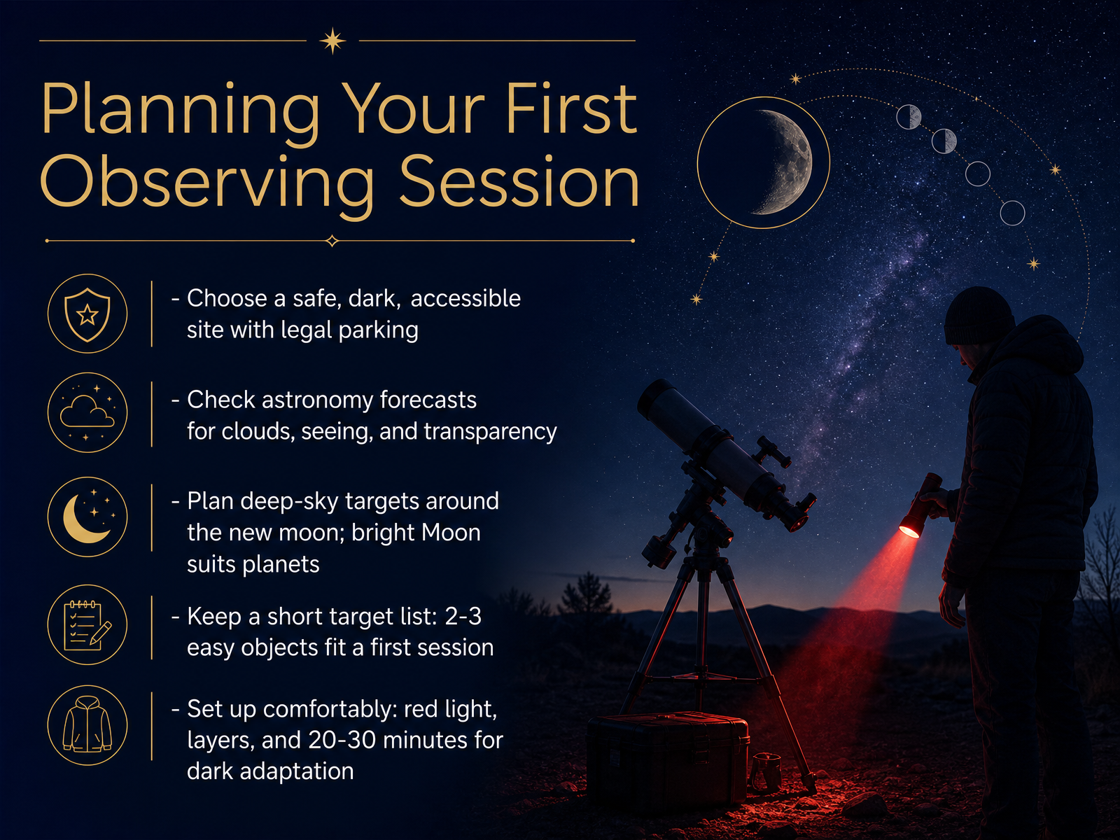 Planning Your First Observing Session