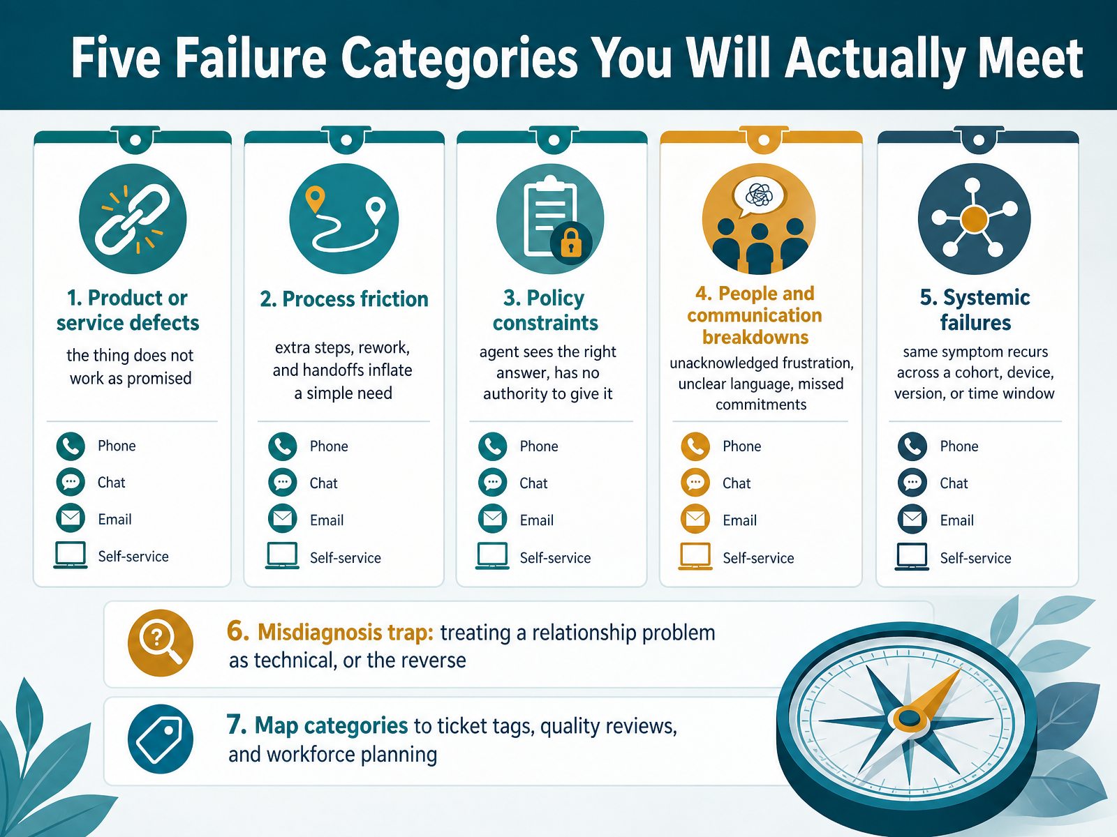 Five Failure Categories You Will Actually Meet