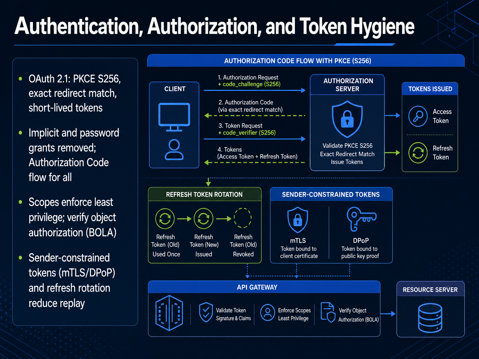 Authentication, Authorization, and Token Hygiene