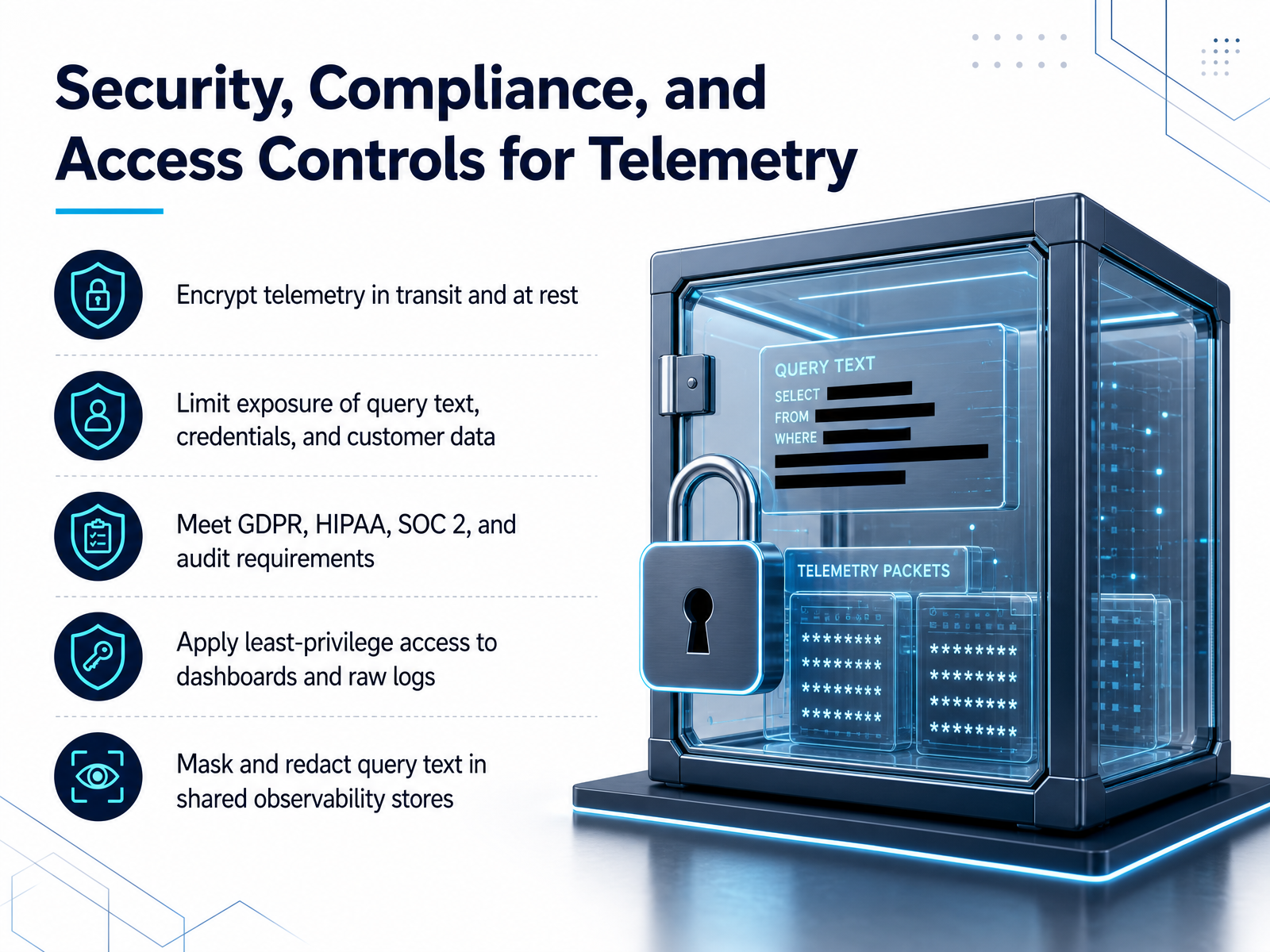 Security, Compliance, and Access Controls for Telemetry
