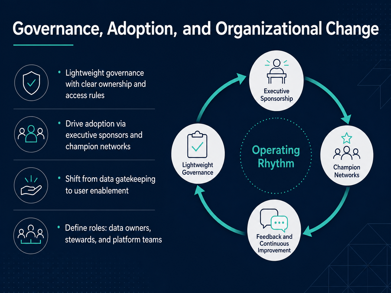 Governance, Adoption, and Organizational Change