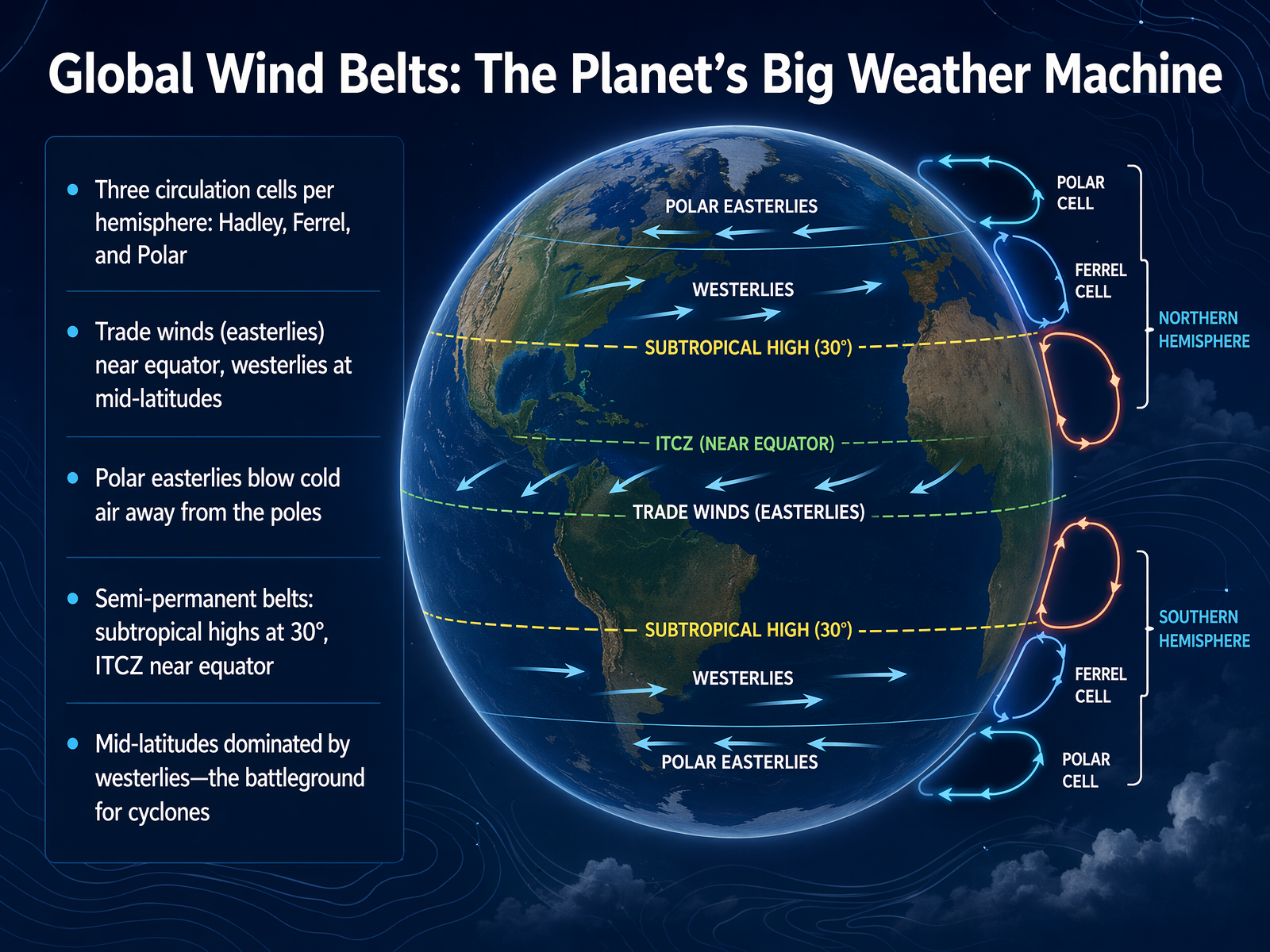 Global Wind Belts: The Planet's Big Weather Machine