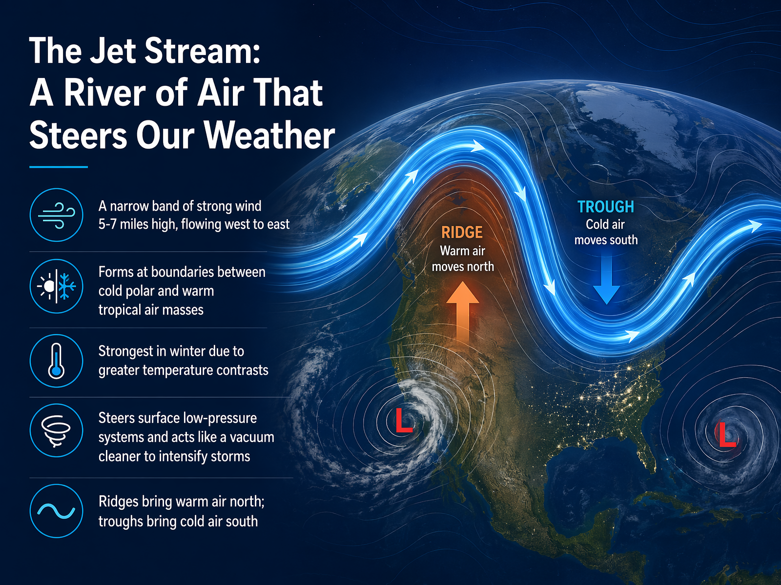The Jet Stream: A River of Air That Steers Our Weather