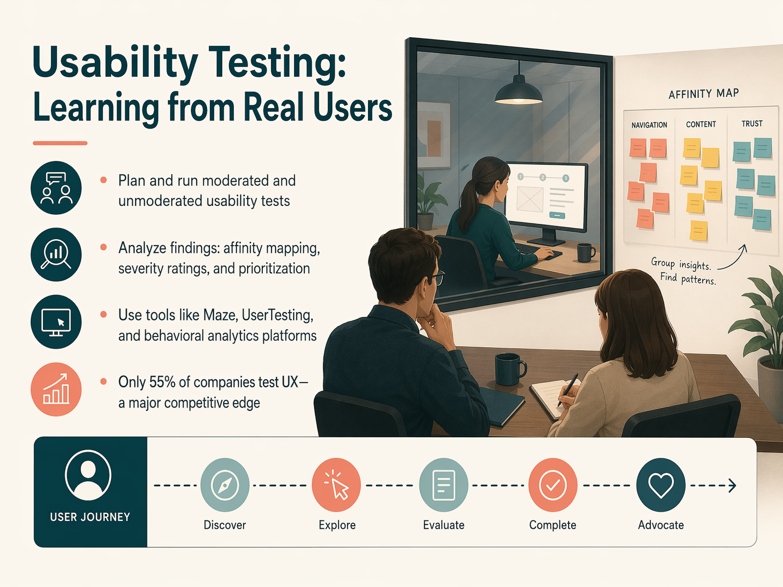 Usability Testing: Learning from Real Users
