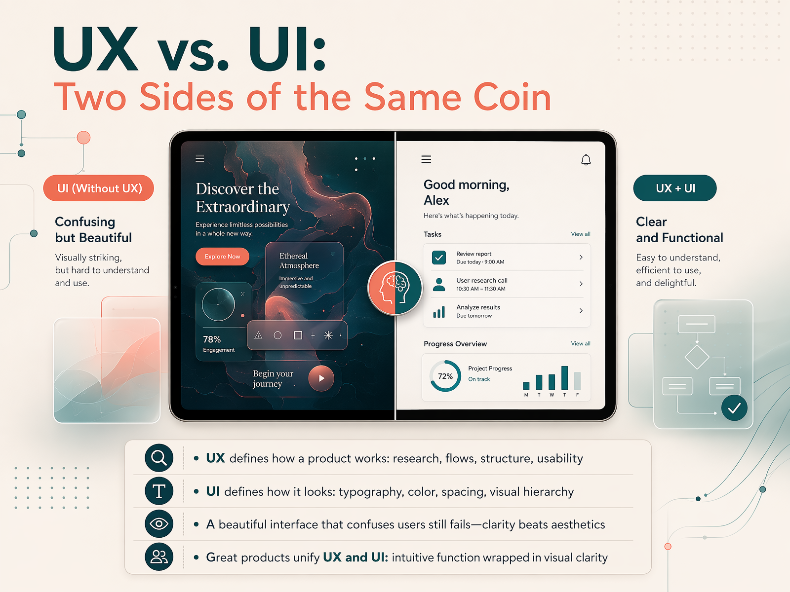 UX vs. UI: Two Sides of the Same Coin