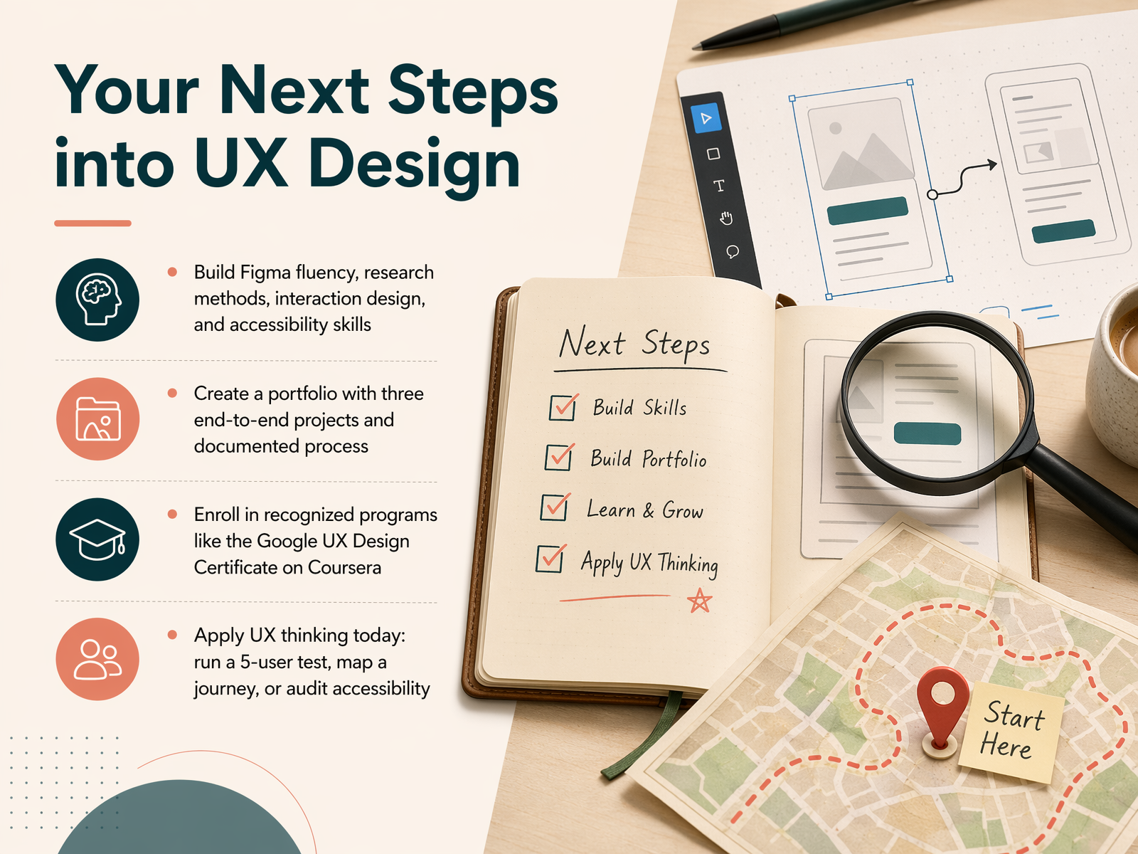 Your Next Steps into UX Design