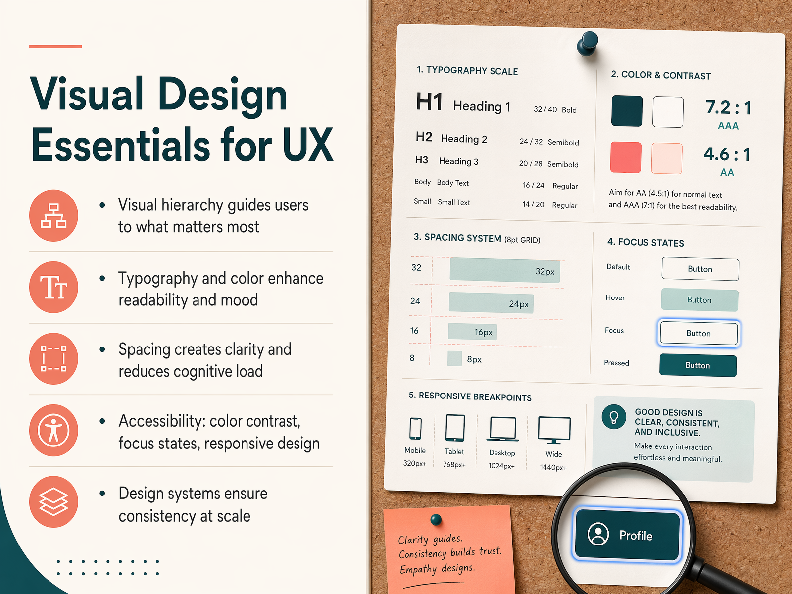 Visual Design Essentials for UX