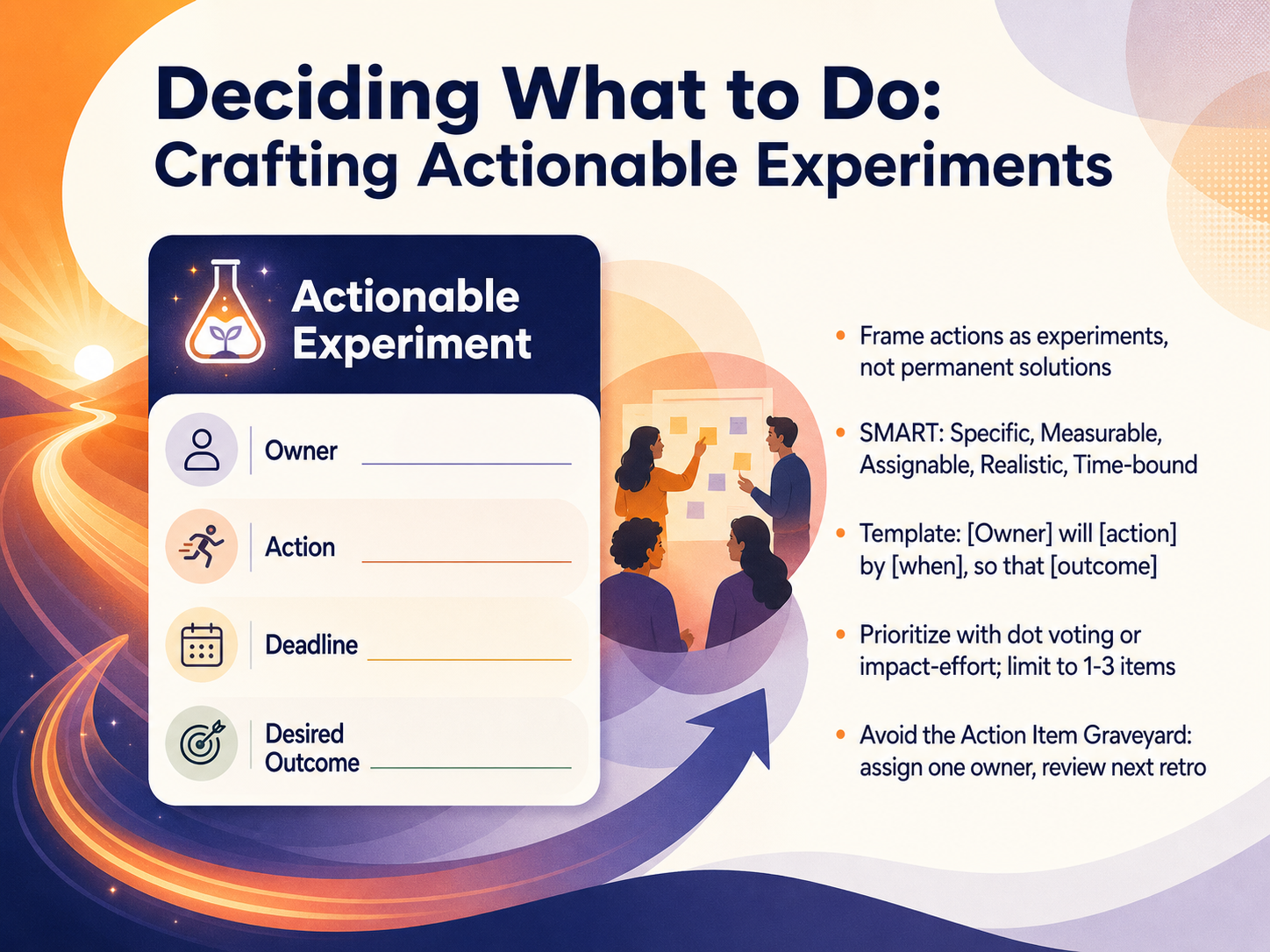 Deciding What to Do: Crafting Actionable Experiments