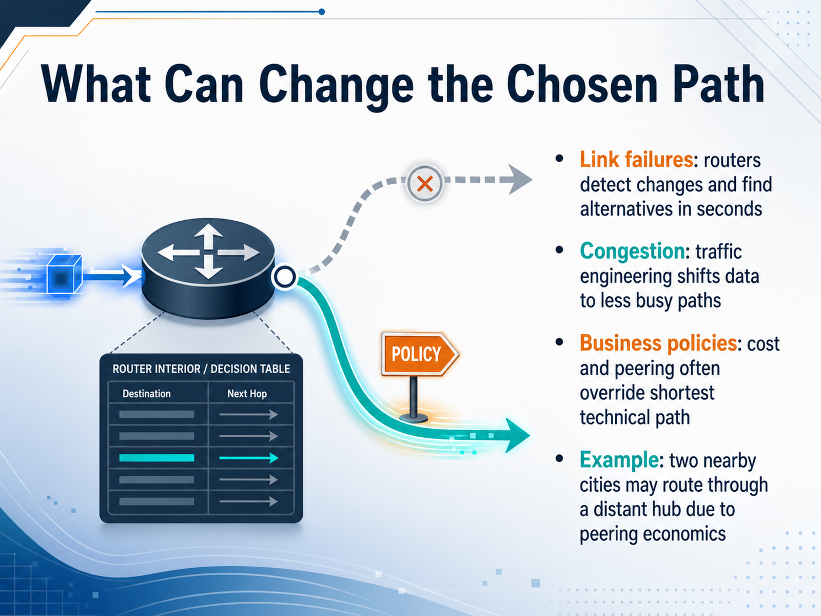 What Can Change the Chosen Path