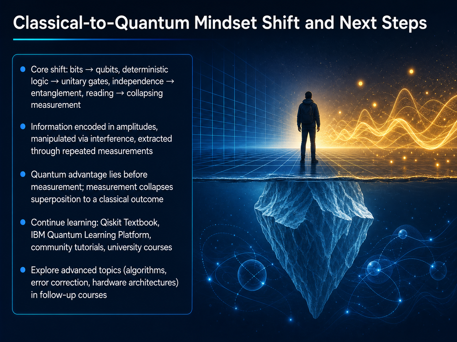 Classical-to-Quantum Mindset Shift and Next Steps