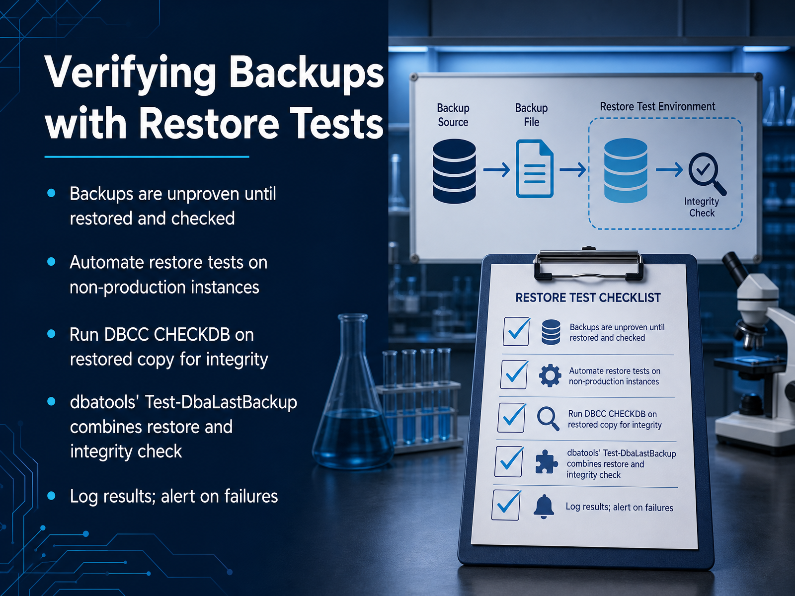 Verifying Backups with Restore Tests