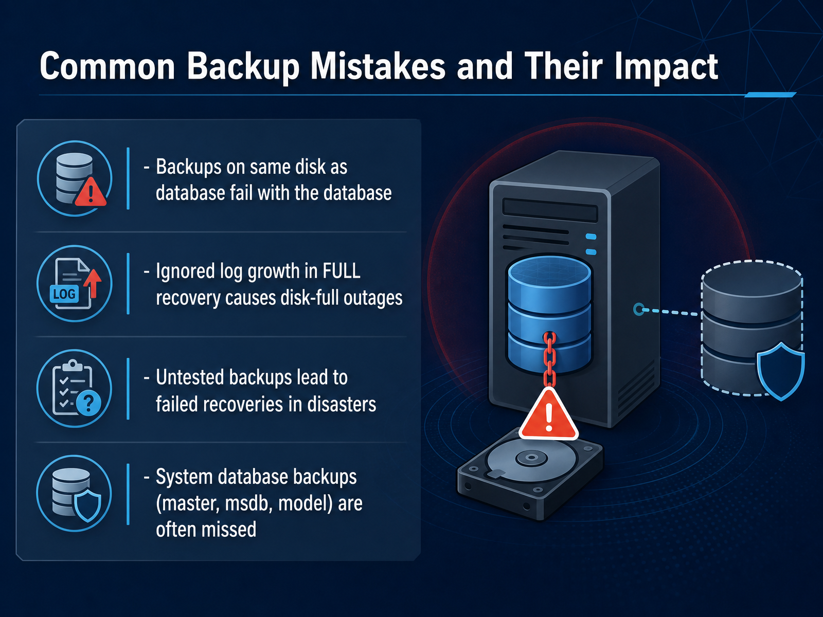 Common Backup Mistakes and Their Impact