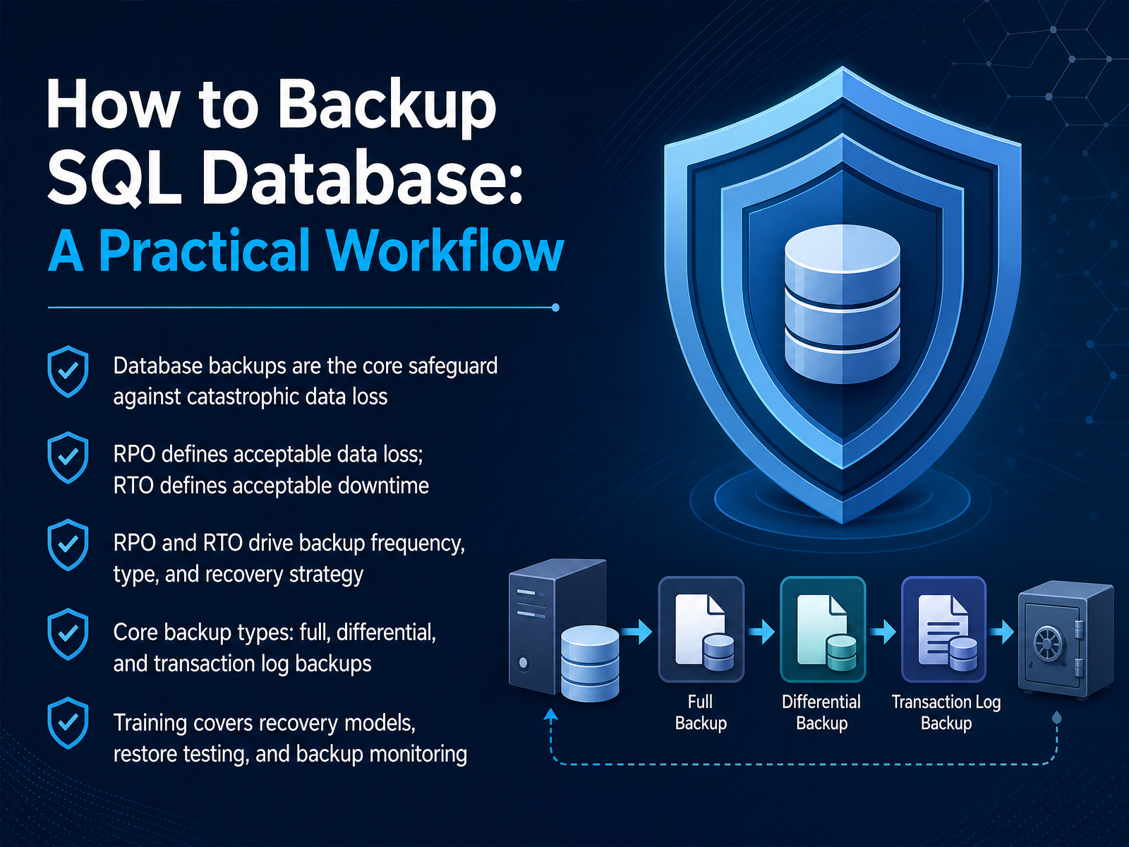 SQL Database Backup Workflow