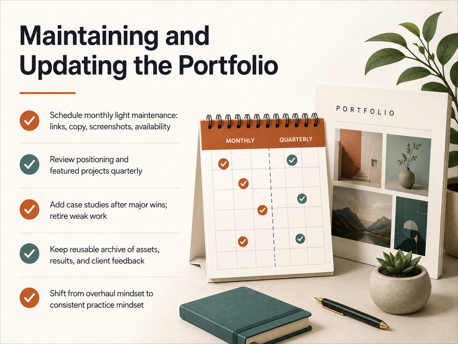 Maintaining and Updating the Portfolio